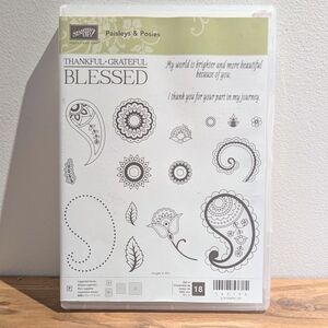 Stampin’ Up! Paisleys & Posies Photopolymer Stamp Set